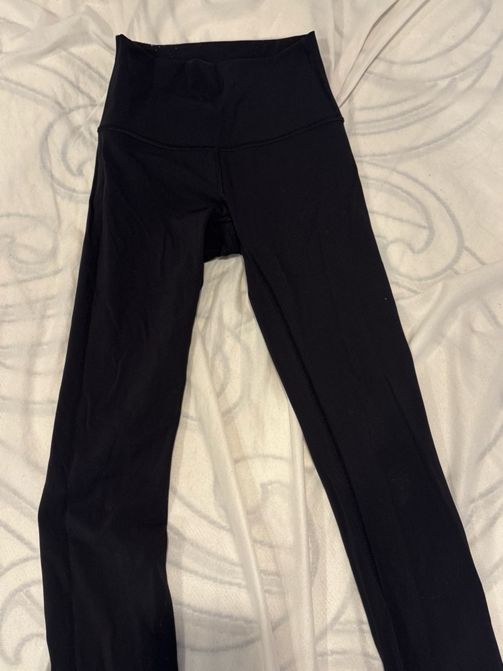 lululemon athletica Black Kids Leggings with Wide Waistband